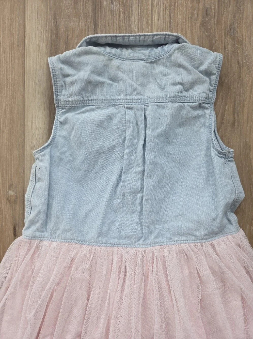 4t Oshkosh Bgosh Denim Tulle Tutu Dress